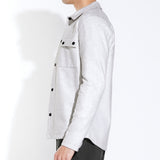 BENNETT | shirt jacket | heather light gray