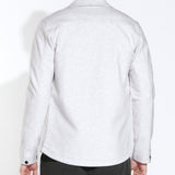 BENNETT | shirt jacket | heather light gray