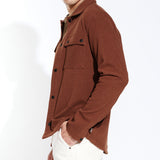 BENNETT | shirt jacket | rust