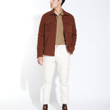 BENNETT | shirt jacket | rust