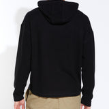 JONES | oversized fit hoodie | black