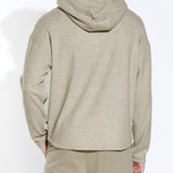JONES | oversized fit hoodie | heather stone