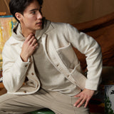 JONES | oversized fit hoodie | heather stone