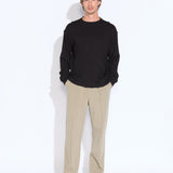 BOULDER | relaxed fit crewneck sweatshirt | black