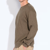 BOULDER | relaxed fit crewneck sweatshirt | coffee