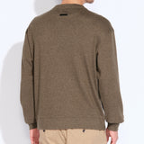 BOULDER | relaxed fit crewneck sweatshirt | coffee