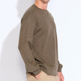 BOULDER | relaxed fit crewneck sweatshirt | coffee