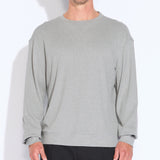 BOULDER | relaxed fit crewneck sweatshirt | heather gray
