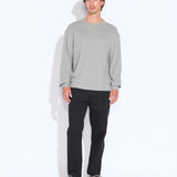 BOULDER | relaxed fit crewneck sweatshirt | heather gray