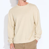 BOULDER | relaxed fit crewneck sweatshirt | heather oatmeal