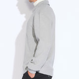 CASTLEBAR | relaxed fit polo sweatshirt | heather gray