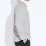 CASTLEBAR | relaxed fit polo sweatshirt | heather gray