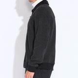 SHERIDAN | relaxed fit flight jacket | heather black