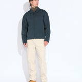 KINSALE | boxy fit zip jacket | dark slate