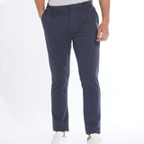 BROOKLYN | slim fit pin dot knit pant | navy