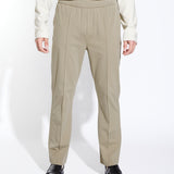 KLEIN | loose fit dressy pull on trouser | khaki