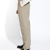 KLEIN | loose fit dressy pull on trouser | khaki