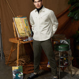 CHUCK | classic straight workwear pant | dusty olive