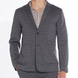 Wiley Glen Plaid Knit Blazer (Charcoal/Gray)