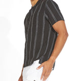 LODI | linen resort shirt | black