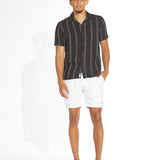 LODI | linen resort shirt | black