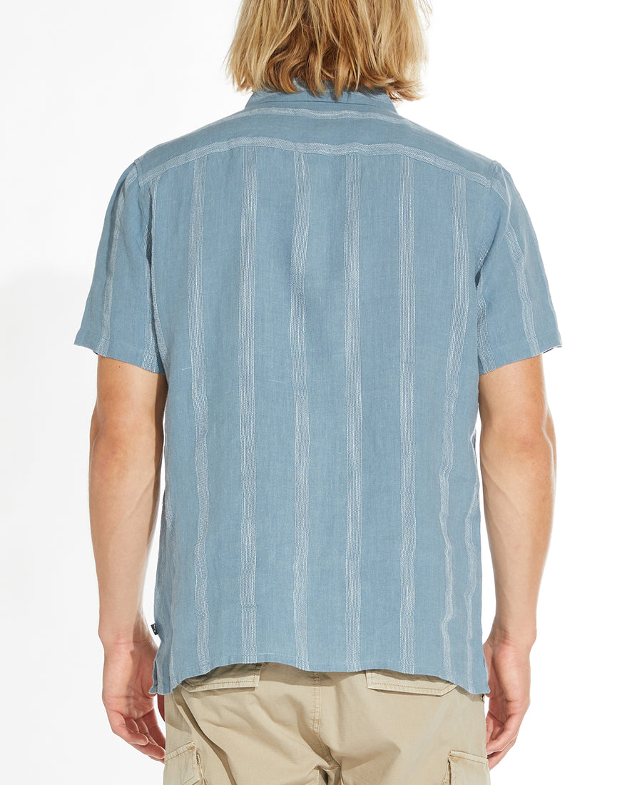 Lodi Linen Resort Shirt (Copen Blue)