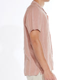 Lodi Linen Resort Shirt (Dusty Pink)