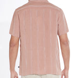 Lodi Linen Resort Shirt (Dusty Pink)