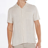 Lodi Linen Resort Shirt (Ecru)