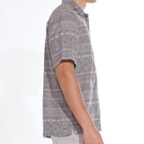 Anza Relaxed Fit Woven Shirt (Charcoal)