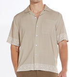 Gustavo Relaxed Fit Resort Shirt (Khaki)