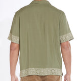 Gustavo Relaxed Fit Resort Shirt (Light Olive)