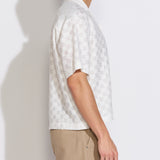 MERIDA | boxy fit resort shirt | white