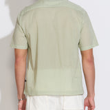 MALAKAI | relaxed fit resort shirt | sage