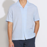 FERGUSSON | relaxed fit resort shirt | sky blue