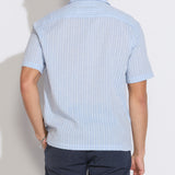 FERGUSSON | relaxed fit resort shirt | sky blue