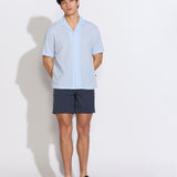 FERGUSSON | relaxed fit resort shirt | sky blue