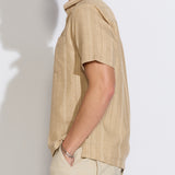 BATARAZA | relaxed fit woven shirt | khaki