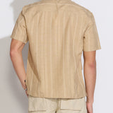 BATARAZA | relaxed fit woven shirt | khaki
