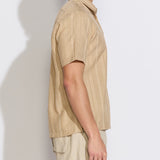 BATARAZA | relaxed fit woven shirt | khaki