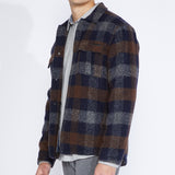 Levi Angled Seam Shirt Jacket (Navy)