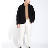 ABBOTT | relaxed fit walking coat | black