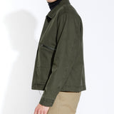 ALDRICH | cropped zip workwear jacket | dusty olive