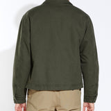 ALDRICH | cropped zip workwear jacket | dusty olive
