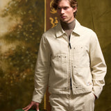 ALTOONA | boxy fit carpenter jacket | stone