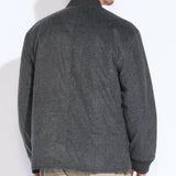 ALDERLEY | relaxed fit reversible liner jacket | heather charcoal