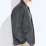 ALDERLEY | relaxed fit reversible liner jacket | heather charcoal