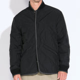 ALDERLEY | relaxed fit reversible liner jacket | heather charcoal