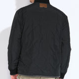 ALDERLEY | relaxed fit reversible liner jacket | heather charcoal