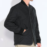 ALDERLEY | relaxed fit reversible liner jacket | heather charcoal